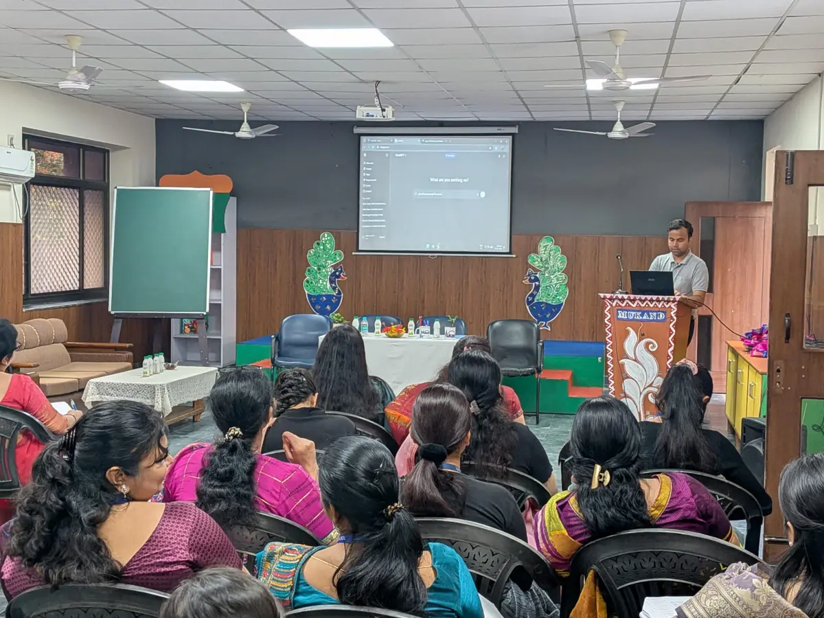 Sushila Model School workshop